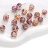 Cuentas Facetadas Manchadas de Vidrio Cuentas Sueltas Hecho a Mano DIY Pulsera de Cuentas de Mano Collar Bolsos Accesorios de Joyería Al por Mayor