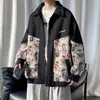 Colección nueva otoño/invierno 2026 transfronteriza: Chamarra de oso patchwork divertida estilo Hong Kong, unisex, marca trendy americana, chamarra y sudadera de corte holgado