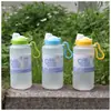 Taza de Agua de Plástico de Verano Resistente a Caídas de Gran Capacidad Grado Alimenticio Portátil para Bebé Taza con Popote Taza Deportiva para Estudiante al Aire Libre