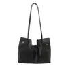 Bolsa Transfronteiriça com Textura de Grande Capacidade Feminina Novo Estilo 2026 Moda para o Dia a Dia Ombro Único de Mão Bolsa Tote Casual Tendência