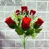 Ramo de rosas artificiales para San Valentín, fotografía de bodas, accesorios de fotografía, flores artificiales para el hogar, sala de estar, mesa de comedor, flores.