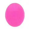 Pad de Silicone para Lavar Maçã Pad de Limpeza para Pincéis de Maquiagem Ferramentas Pad de Limpeza para Pincéis de Maquiagem Ventosa em estoque Pad de Lavagem de Silicone