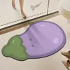 Alfombrilla de suelo de barro de diatomeas de dopamina linda y divertida alfombrilla para puerta de baño de dibujos animados para el hogar baño absorbente antideslizante