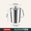 Taza Medidora Personalizada de Acero Inoxidable 304 para Hornear con Escala 1000ml Cocina Hogar Cilindro Medidor Tienda de Té con Leche Café Bartending