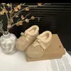 Zapatos de mujer estilo Birkenstock, de suela gruesa y felpa, completamente cerrados, nueva colección de invierno 2026, sin cordones, forrados de felpa para abrigar, zapatos de algodón estilo Birkenstock