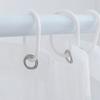 Cortina de Ducha Transparente Venta al por Mayor Transfronteriza Cortina Impermeable Engrosada Aislamiento de Baño Cortina de Ducha Ojales de Acero Inoxidable Gratis 12 Anillos