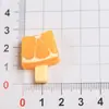 Juguete de Comida Helado de Fruta Miniatura de Simulación Accesorios de Resina de Helado de Fruta de Verano Imán para Refrigerador Accesorios para Carcasa de Teléfono