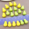 Cuentas Espaciadoras de Frutas Pera de Acrílico Estéreo Simuladas para Pulsera Collar DIY Hecho a Mano Accesorios de Joyería Sueltos