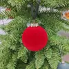 Bolas de Navidad Afelpadas Adornos para Árbol de Navidad Decoraciones de Bolas Afelpadas Navideñas Decoraciones Colgantes para Regalo Pe Bolas Afelpadas Mixtas para Árbol de Navidad