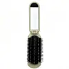 Directamente del Fabricante, Peine Espejo Plegable Portátil que se Puede Sacar, para el Peinado Diario, No Tira del Cabello, Doble Propósito, Fácil de Guardar
