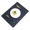 Mantel Individual Creativo de Cuero Tejido de Doble Cara Estilo Escandinavo, Alfombrilla Aislante para Mesa de Comedor, Hotel de Alta Gama, Hogar, Alfombrilla de Mesa Antiescaldante