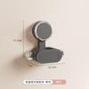 Soporte para Mopa con Ventosa Clip de Pared Soporte para Mopa de Baño Gancho para Mopa Detrás de la Puerta Gadget para Colgar Escoba en la Pared del Baño Sin Taladro