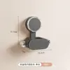 Clip de Montaje en Pared para Mopa con Ventosa de Baño, Soporte para Escoba sin Taladro para Detrás de la Puerta, Estante de Almacenamiento para Mopas con Gancho Multiclip