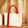 Bolsa Tote Estéreo de Lona Personalizada com Logo Bolsa Transversal de Lona Personalizada com Fita para Promoção Corporativa