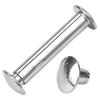 Remache de acero inoxidable 304 de cabeza redonda plana para roscar clavo hembra tornillo hembra para bloquear remache de letra 3MM/4MM/5MM