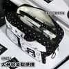 Estuche Musical de Doble Estrella con Orejas de Gato, Estuche Ita Bag de Alto Valor con Orejas de Gato y Estrella, con Ventana Transparente para Mostrar Tarjetas Pequeñas, Gran Capacidad