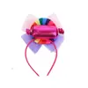 Acessórios Infantis de Halloween Presilhas de Cabelo Headwear Acessórios de Princesa Elsa Sereia Belle Faixas de Cabelo Presilhas de Cabelo de Sereia