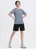 Traje Deportivo de Manga Corta de Talla Grande para Hombres y Mujeres, Camiseta de Verano de Seda de Hielo de Secado Rápido para Correr, Pantalones Cortos Casuales para Baloncesto y Fitness
