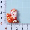 Accesorios de Resina de Bebé Auspicioso Estilo Año Nuevo de Dibujos Animados, Accesorios para el Cabello DIY con Pegamento Cremoso, Ligas para el Cabello, Taza de Agua, Hebilla de Zapato, Imán para Refrigerador