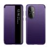 Funda de cuero con tapa y ventana a juego para HUAWEI P50 con función de suspensión