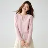 Nuevo cárdigan de punto de hilo retorcido para mujer, corte slim, cintura ceñida, adelgazante, estilo cremallera, estilo chica dulce, versátil, corto
