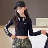 Conjunto de Calça Camuflada Americana para Meninas Outono 2026 Novo Estilo Estrela Roupa de Trabalho Duas Peças High Street Menina Spicy Roupa Infantil