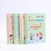Tablero de práctica de escritura a mano con bolígrafo duro para preescolar de niños de comercio exterior transfronterizo, cuaderno de calco con ranura mágica para estudiantes al por mayor