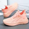 Zapatos Zapatos de Mujer Zapatos Casuales Versátiles Zapatos de Malla Transpirable Feiwei Zapatos de Regalo Comercio Exterior Color Sólido Zapatos Individuales Zapatos Deportivos Zapatos para Correr