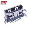 Soquete HDMI HD Importado 19P Placa de Montagem Corpo Curto Soquete Fêmea Interface de Notebook Soquete de Transmissão HD