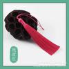 10cm borla de cuerda cerrada borla poliéster hilo fino material suave resistente a las arrugas marcapáginas abanico Correa corta venta al por mayor