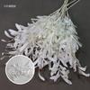 10 flores artificiales blancas para decoración de bodas, material floral, camino de boda, arco de flores, arreglo floral, ramo de techo