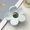 Presilha de cabelo flor de cinco pétalas com fluxo transfronteiriço da Amazon, acessório de cabelo com presilha de tubarão para a parte de trás da cabeça, presilha para franja, penteado semi-preso