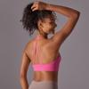 Nuevo Nylon Cepillado Doble Cara Color Sólido Hermoso Espalda Cruzada Sling Deportivo para Correr Fitness Yoga Ropa Deportiva Sujetador Deportivo para Mujeres