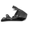 Para KAWASAKI KAWASAKI ZX6R 2019-2021 capa traseira para banco do passageiro com luz de freio em fibra de carbono