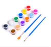 Pintura de pigmento acrílico combinado de 6 colores y 12 colores, yeso, cerámica, blanco, embrión, pigmento, pintura de color, números a mano