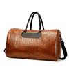 Bolsa de viaje portátil, impermeable, de PU, para hombre, para corta distancia, gran capacidad, ligera, suave, para deportes de gimnasio