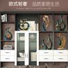 Mueble de TV moderno, ligero y de lujo, con decoración suave para el hogar, sala de estar, armario de vinos, decoración creativa, estilo europeo, porche, decoración de cerámica.