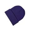 Fabricante Otoño e Invierno Cálido Gorro de Punto Placa Ligera Gorro Pulóver Estudiante Gorro Protección para las Orejas Europeo y Americano Amazon Versátil Serie Púrpura