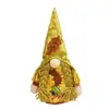 Colheita Ação de Graças Girassol Boneca Sem Rosto Boneco Gnomo Cena de Festa Decoração Decoração de Casa Boneca Sem Rosto