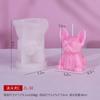 Molde de Silicone para Vela Aromática de Cachorro Sanxin Molde Decorativo Criativo Feito à Mão de Animal Fofo Gesso Transfronteiriço