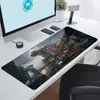 Juego Cyberpunk Tecnología Futurista Alfombrilla de Ratón Súper Grande Tecnología de Gaming E-Sports Alfombrilla de Oficina Extra Grande Borde Antideslizante con Bloqueo