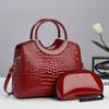 Bolsa moldeadora para mujer 2024 nuevo patrón de piedra bolso de mano simple gran capacidad moda elegante bolso para madre e hijo