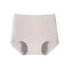 Calzoncillos tipo bóxer de algodón de color de cintura media-alta para mujer, algodón puro, transpirables, cómodos, antibacterianos, talla grande, control de abdomen, ajustados a las caderas