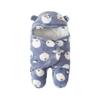 Cobertor acolchoado para bebê recém-nascido primavera, outono e inverno, saco de dormir de algodão anti-susto para segurar o bebê, mantas de bebê