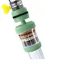 Extensor de grifo de filtración de seis capas, purificador de agua doméstico con conector giratorio universal a prueba de salpicaduras, desmontable y lavable, universal