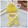 Ropa de Muñeca de Algodón de 10 cm Juguete de Peluche Disfraz Suéter de Peluche Bufanda Sombrero de Orejas de Gato Decoración Accesorios de Repuesto