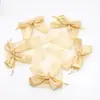 Saco de Presente de Gaze com Laço de Natal Saco Transparente para Embalagem de Doces Suprimentos para Festa de Festival de Natal Saco de Presente