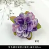 Cabeça de Flor Roxa Simulada DIY Flor Artificial Flor de Seda Acessórios para Penteado Pacote Decoração para Salão de Casamento Pequenos Enfeites para Fotografia