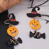 Navidad Transfronteriza Exagerados Estilo Oscuro Divertida Fiesta Aleación Esmalte Caramelo Calabaza Pendientes Festivos Nicho Creativo