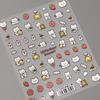 TENSOR pegatinas de uñas delgadas tridimensionales resistentes lindas adhesivas joyería TS-3394 oso horneado